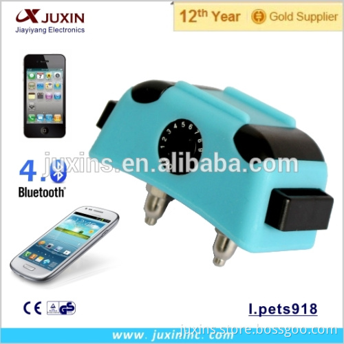 Pet training collar I.pets918 I-phone bluetooth anti loss alarm fence multifuncion 100LV waterproof and rechargeable I.pets918